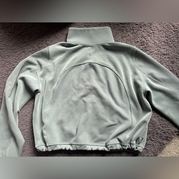 Lululemon Brushed Softstreme Ribbed Half Zip
Medium Forest Green Size 4 - Picture 6 of 13